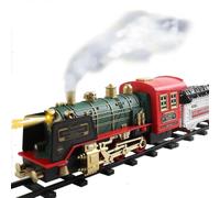 Best Seller Train Toys Set, Rechargeable Electric Train with Remote Steam Lights Sound 2025