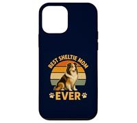 Best Sheltie Mom Ever RetroShetland Sheepdog Mama Vintage Case for iPhone 12 mini