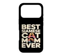 Best Siamese Cat Mom Ever Retro Case for iPhone 17 Pro