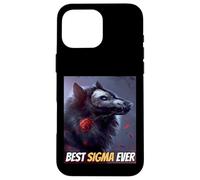 Best Sigma Ever Cool Sigma By Choice Werewolf Meme Wolf Case for iPhone 16 Pro Max