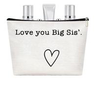 Best Sister Ever Spacious Organizer - Cosmetic Travel Carrier, Humorous Celebration Present | Toiletry Makeup Packing Companion Storage Solution Sister Gift Appreciation Keepsake