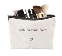 Best Sister Ever Toiletry Bag Makeup Cosmetic Portable Travel Organizer