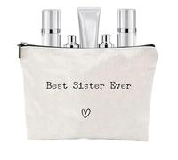 Best Sister of All Time Toilt Bag Toilet - Best Sister of All Time Large Organiser Sister Portable Travel Toiletry Hygiene Bag, Funny Christmas Birthday M, Best Sister Ever, see description, See