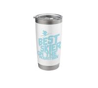 Best Skier On The Mountain Skiing Stainless Steel Insulated Tumbler