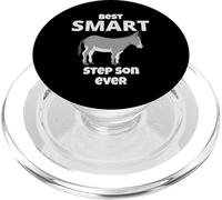 Best smart ass step-son ever funny sarcastic family PopSockets PopGrip for MagSafe