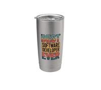 Best Software Developer Ever, IT Software Programmer Stainless Steel Insulated Tumbler