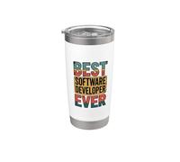 Best Software Developer Ever, IT Software Programmer Stainless Steel Insulated Tumbler
