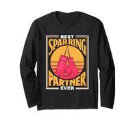 Best Sparring Partner Ever Coaching Boxer Boxing Sparring Long Sleeve T-Shirt