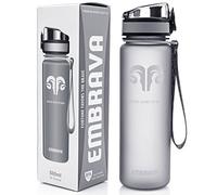 Best Sports Water Bottle - 18oz Small - Eco Friendly & BPA-Free Plastic - For Running, Gym, Yoga, Outdoors and Camping - Fast Water Flow, Flip Top, Opens With 1-Click - Reusable with Leak-proof Lid