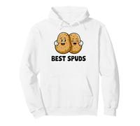 Best Spuds Hugging Cute Potato Friends Pullover Hoodie
