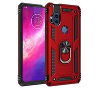 Best ST Motorola Moto One Hyper Case Motorola One Hyper Case, Tempered Glass Protective Case Cover Shockproof Durable 2 in 1 Hybrid Rugged PC + Soft TPU for Motorola Moto One Hyper
