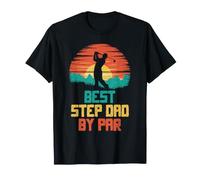 Best Step-Dad By Par Golfing Funny Golfer Golf Stepdad T-Shirt