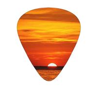Best Sunsets on Koh Rong Guitar Picks with Organizer Storage Box Guitar Plectrums 12PCS 3 Thickness Thin Medium Heavy 0.46 0.71 0.96mm Guitar Picks For Acoustic Electric or Bass Guitars