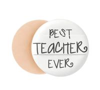 Best Teacher Ever Words Quotes Air Cushion Makeup Foundation Sponge Powder Puff