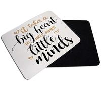 Best Teacher Gift, It Takes a Big Heart To Help Shape Little Minds,Mouse pad, PC/Computer Mat, Desk Mat, Work-Desk-Office/Daily use Computer Accessories.