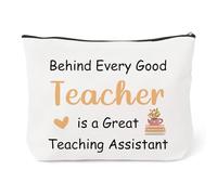 Best Teacher Gifts,Best Teacher Thank You Gift,Thankyou Teachers Presents,Gift for Teachers Female,Teacher Assistant Present,End of Year Teacher Present,Makeup Bag for Teacher Birthday