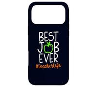 Best Teacher Job Ever Hashtag #teacherlife Funny Teaching Case for iPhone 17 Pro Max