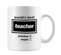 Best Teacher Mug - Music Lover Mug - Coffee Cup -Secret Santa Gift - Definitely Maybe- Gift for him - Oasis Fan - Funny Mug
