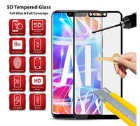 Best Tempered Glass Screen Protector for [Compatible with Google Pixel 4] 5D Full Glue, Full Coverage, Precise Cut-outs, Scratch Resistant Smooth to Touch, Retail Packing in Black