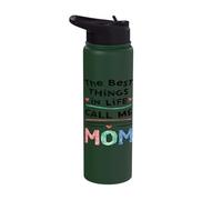 Best Things in My Life Call Me MOM Stainless Steel Insulated Water Bottle