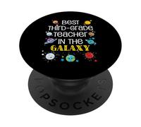 Best Third Grade Teacher In The Galaxy Back To School Gear PopSockets Adhesive PopGrip