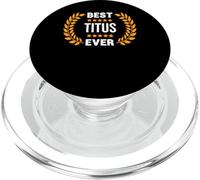 Best Titus Ever with Five Stars Name Titus PopSockets PopGrip for MagSafe