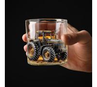 Best Truck Driver - Personalized Trucker Whiskey Glass,T-Rucker Whiskey Glass with Name,T-ruck Driver Gift Old Fashioned W-hiskey Gl-Ass Drinking Cup,Custom W-hiskey G-Lass for Truck D-River Husband