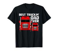 Best Trucking Dad Ever For A Trucker or Truck Driver Dad T-Shirt
