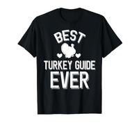 Best Turkey Guide Ever Turkey Lover Value Graphic T-Shirt, Men, Black, XL