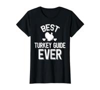 Best Turkey Guide Ever Turkey Lover Value Graphic T-Shirt, Women, Black, XL