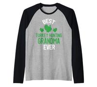 Best Turkey Hunting Grandma Ever Turkey Hunter Raglan Baseball Tee