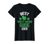 Best Turkey Hunting Guide Ever Turkey Hunter Value Graphic T-Shirt, Women, Black, L
