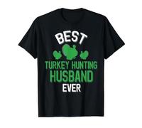 Best Turkey Hunting Husband Ever Turkey Hunter Value Graphic T-Shirt, Men, Black, L