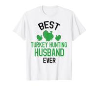 Best Turkey Hunting Husband Turkey Hunter Value Graphic T-Shirt, Men, White, S