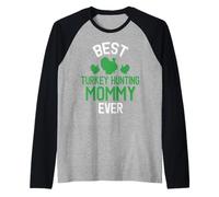 Best Turkey Hunting Mommy Ever Turkey Hunter Raglan Baseball Tee