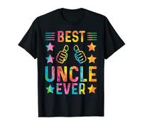 Best Uncle Ever Funny Awesome Uncles Mens Cool Uncle Tie Dye T-Shirt