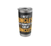 Best Uncles Get Promoted to Great Uncles Family Uncle Stainless Steel Insulated Tumbler