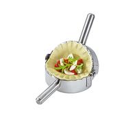 Best Utensils Stainless Steel Ravioli Mold Empanada Press Pierogi Dumpling Maker Wrapper Pastry Dough Cutter Kitchen Accessories (L: 4.75 inch)
