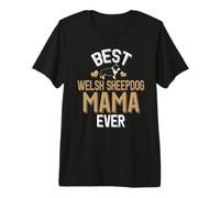 Best Welsh Sheepdog Mama Ever Cute Herding Dog Lover Premium T-Shirt