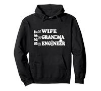 Best Wife, Grandma & Engineer Empowered Women Pullover Hoodie