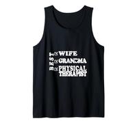 Best Wife, Grandma & Physical Therapist PT Empowered Women Tank Top