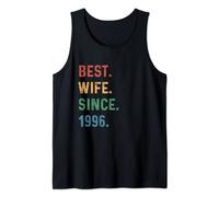 Best Wife Since 1996 27th Wedding Anniversary Epic 27 Year Tank Top