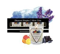 Best Wishes Scented Soy Candles for Home, Relaxing Stress Relief, Aromatherapy, Natural Soy Wax & Fragrance Glass Jar Candle, Gifts for Women, Men, Mom, Wife, Birthday, 70+HR Burn Time- Set of 3 Pack