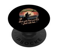 Best With Rod And Reel Just Ask Her PopSockets Adhesive PopGrip