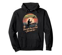 Best With Rod And Reel Just Ask Her Pullover Hoodie