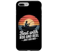 Best With Rod And Reel Just Ask Her Vintage Case for iPhone 7 Plus/8 Plus