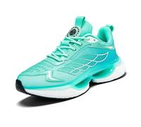 Best Women's Hands-Free Walking Shoes Supportive Slip-On Sneakers with Arch Support for All Day Comfort & Travel(Green,M 10/W 12)