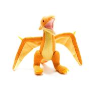 Best Years Knitted Yellow Pterodactyl Dinosaur Soft Toy. Suitable from Birth