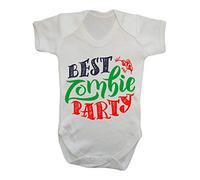 Best Zombie Party [HALLO19] Baby Grow Vest, 6-12 Months, White