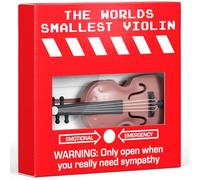 BestaFiesta Joke Gift For Him The Worlds Smallest Violin Funny Birthday Gifts Present Christmas Secret Santa Gift For Dad Husband Wife Boyfriend Girlfriend